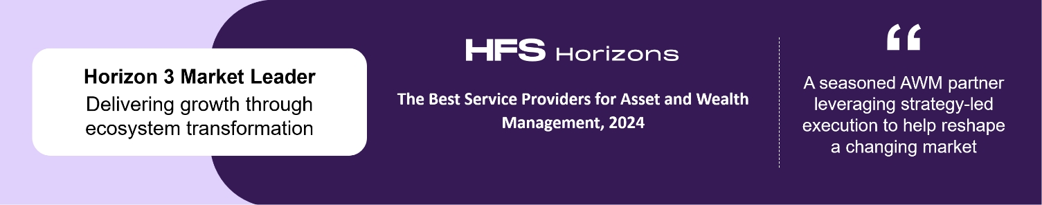 Wipro Named a Horizon 3 MARKET LEADER in HFS Horizons Report: The Best Service Providers for Asset and Wealth Management, 2024