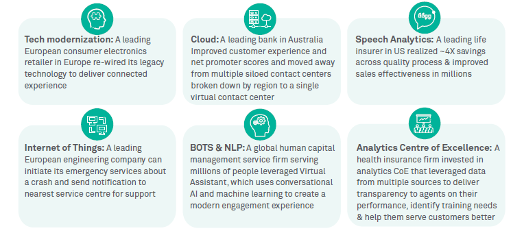 Contact center transformation